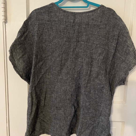 Linen boxy top - Picture 3 of 3